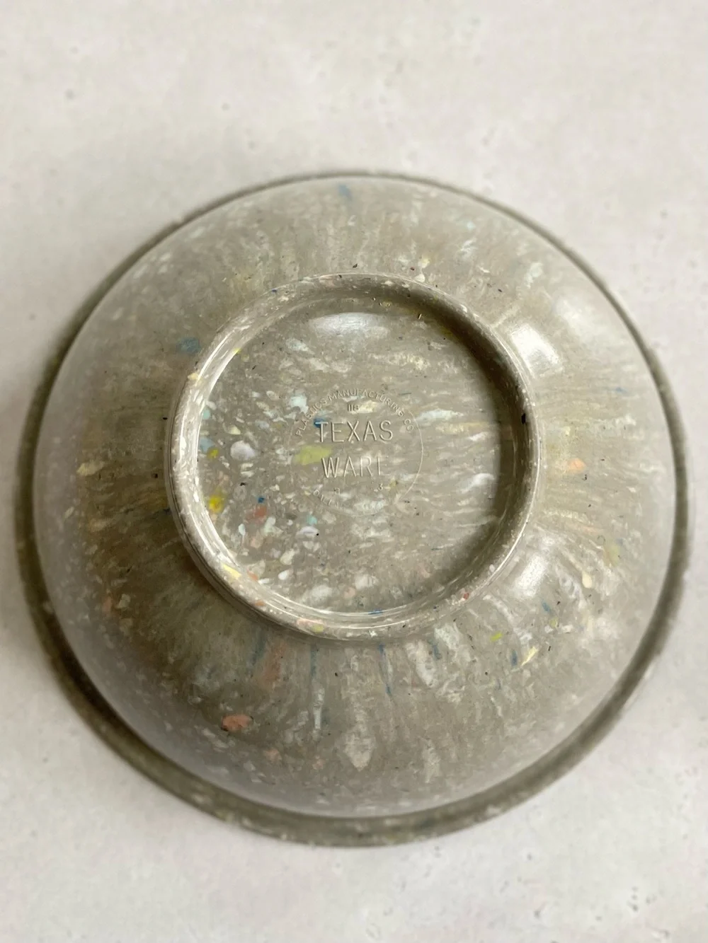 Texas Ware Gray Confetti Melamine Mixing Bowl 118